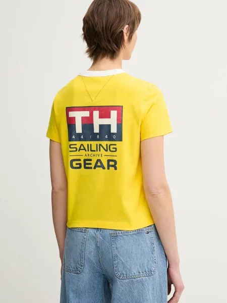Majica Tommy Hilfiger SAILING za žene žuta