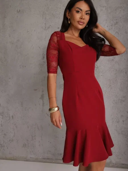 Rochie Metirei bordo