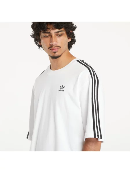 Adidas T-Shirt adicolor Oversize biały