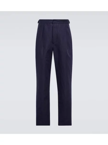 Ленени панталон King & Tuckfield синьо