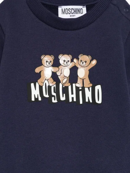 Bluza nierozpinana dziecięca Moschino niebieska