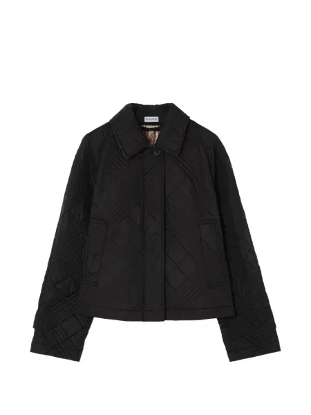 Matlasat geacă Burberry negru