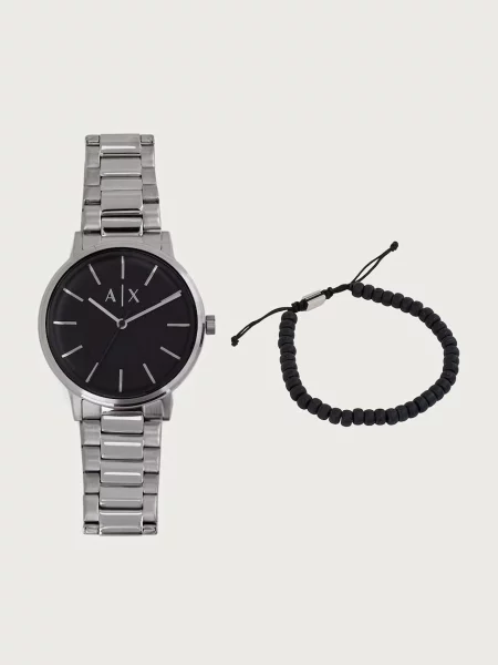 Armani Exchange set ceas și brățară pentru bărbați Cayde