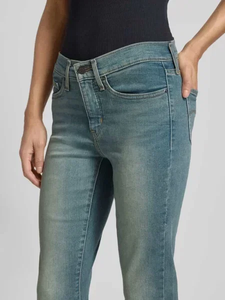 Jeansy bootcut z mieszanka bawełny model Levi's® 300 niebieskie