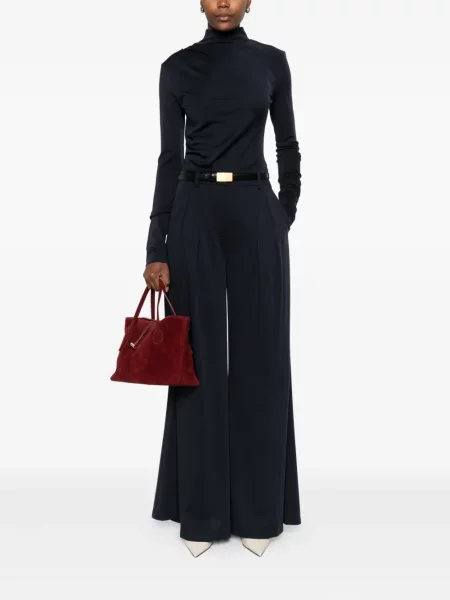 Pantaloni Max Mara albastru