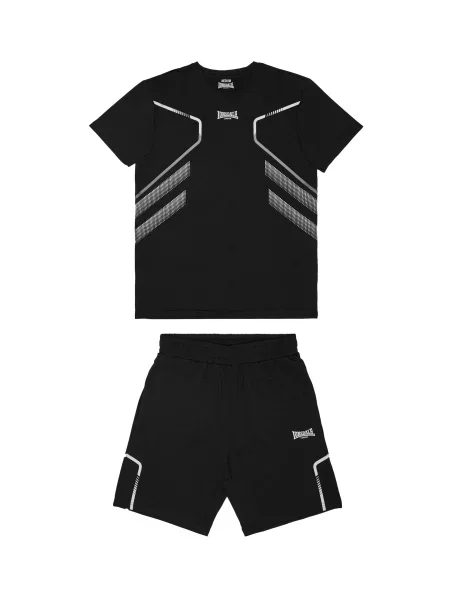 Спортивний костюм Lonsdale BEWICK поліестер/еластан чорний