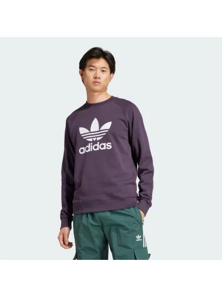 Mikina Adicolor Classics Trefoil Crewneck černá