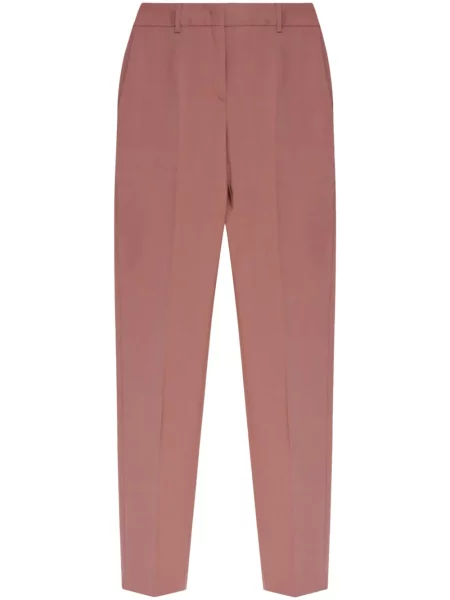 Pantaloni Ps Paul Smith de lână roz