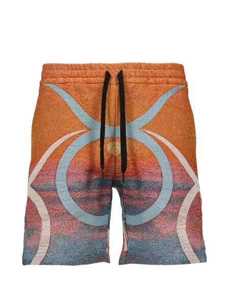 Pantaloni scurți Garcias tricotate cu cordon portocaliu