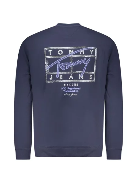 Hanorac Tommy Jeans cu imagine albastru