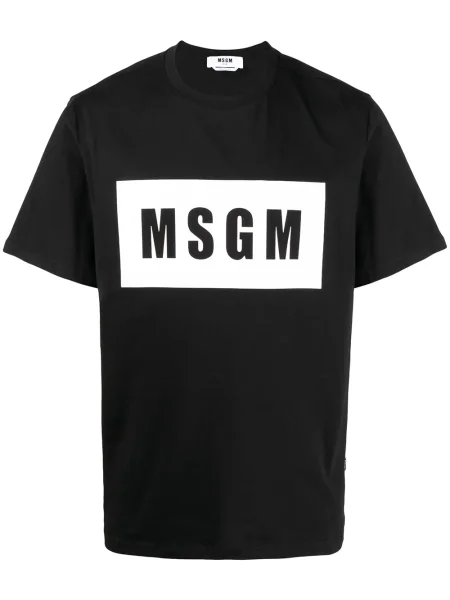 Tricou Msgm cu imagine negru