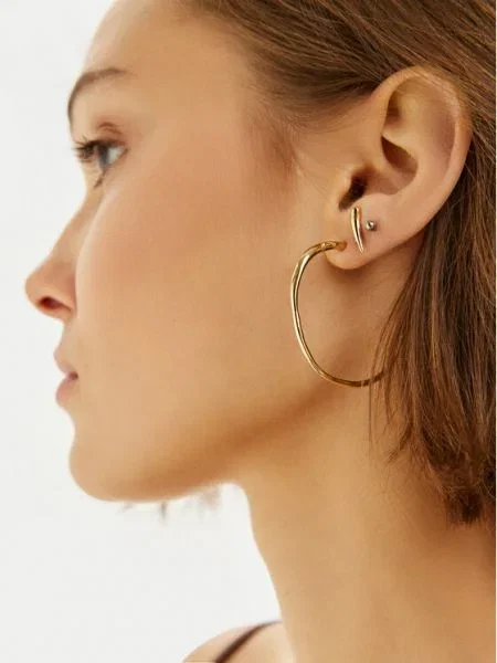 Cercei Calvin Klein auriu