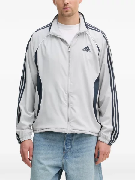 Tricou Adidas cu imagine plasă cu dungi negru
