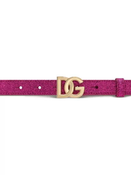 Pasek dziecięcy Dolce And Gabbana różowy