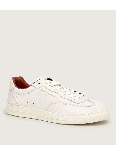 Tommy Hilfiger Teniși din piele alb