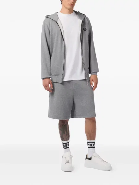 Hanorac cu glugă Philipp Plein gri