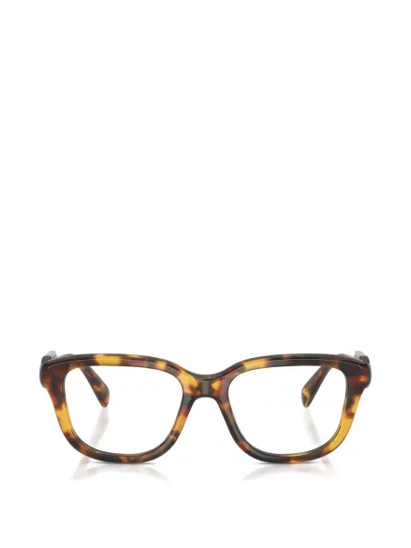 Ochelari de soare Miu Miu Eyewear cu imprimeu geometric maro
