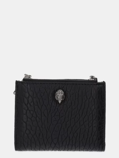 Кожен портфейл Kurt Geiger London MINI PURSE KENSINGTON черно