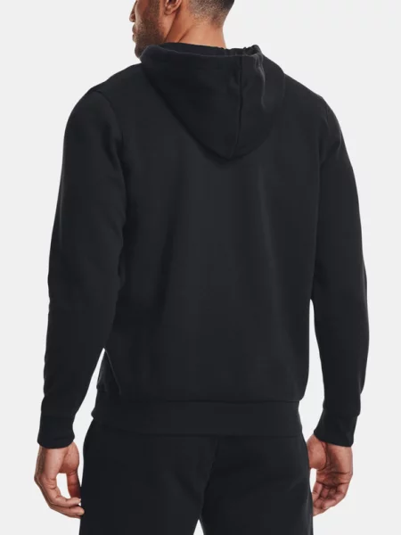 Φούτερ Under Armour Essential Fleece Fz Hood Black XXL μαύρο