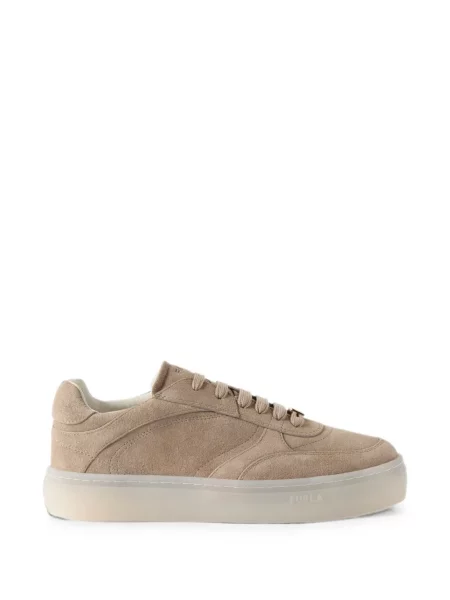 Sneakerși Furla din piele de căprioară
