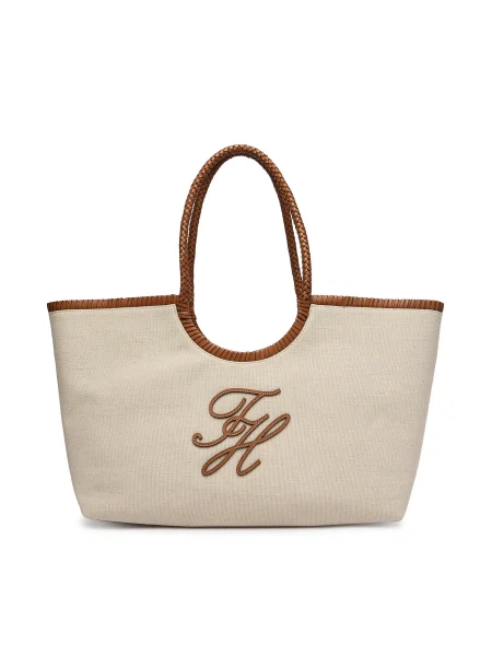 Rucsac Tommy Hilfiger din canvas bej