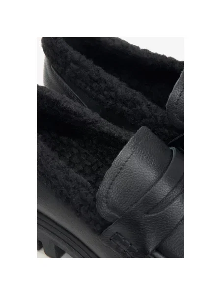 Зимові лофери Estro чорні