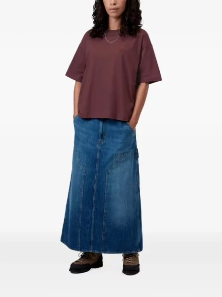 Μπλούζα Carhartt Wip με κέντημα κόκκινο