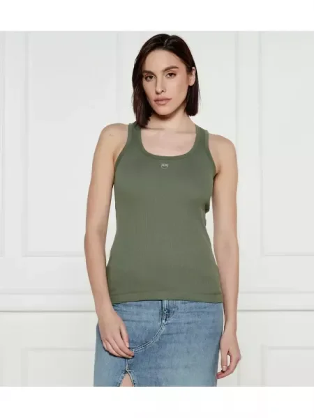 PINKO Felső Calcolatore Zöld khaki