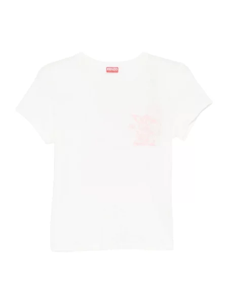 Kenzo t-shirt GOTS KENZO CARTOON OUTLINED EM biała