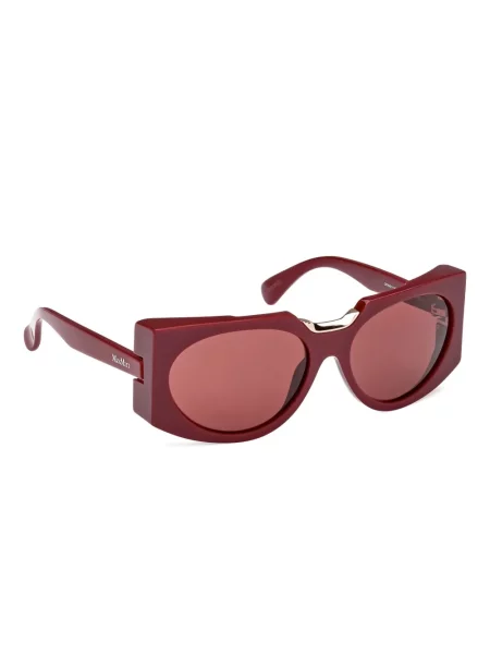 Ochelari de soare Max Mara Eyewear cu imprimeu geometric roșu