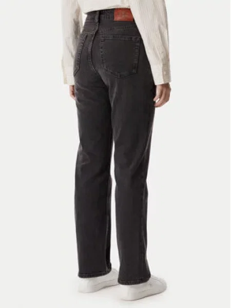 Calvin Klein Jeans kavbojke straight kroja črna
