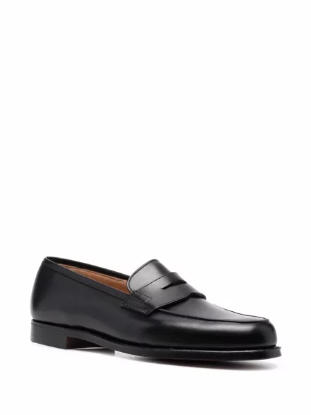Iš natūralios odos loaferiai Crockett & Jones juoda