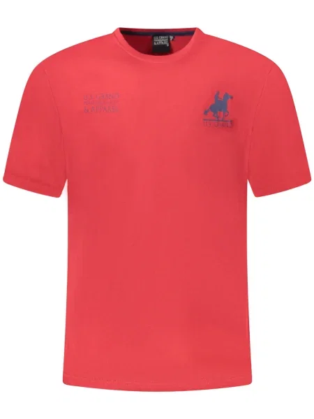 Polo majica U.s. Grand Polo s kratkimi rokavi rdeča