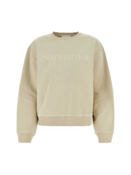 Bluza Nanushka z autografem beżowa