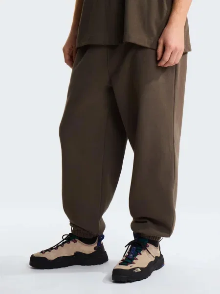 Повсякденні штани The North Face M TNF RED BOX SWEATPANTS зелений бавовна/поліестер червоні