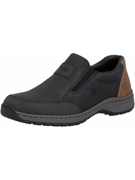 Sneakersy Rieker wsuwane czarne