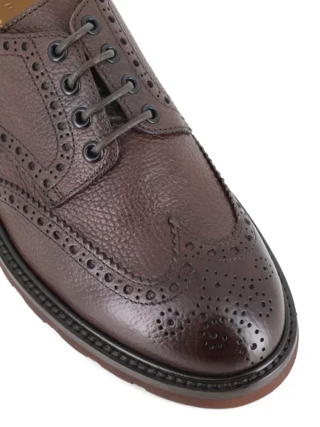 Δερμάτινος brogues Henderson Baracco καφέ