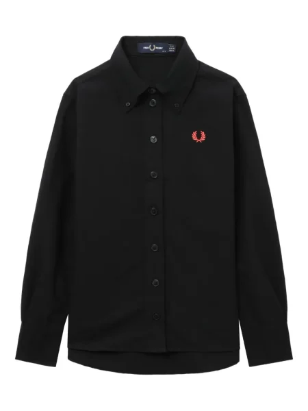 Cămașă Fred Perry cu broderie negru