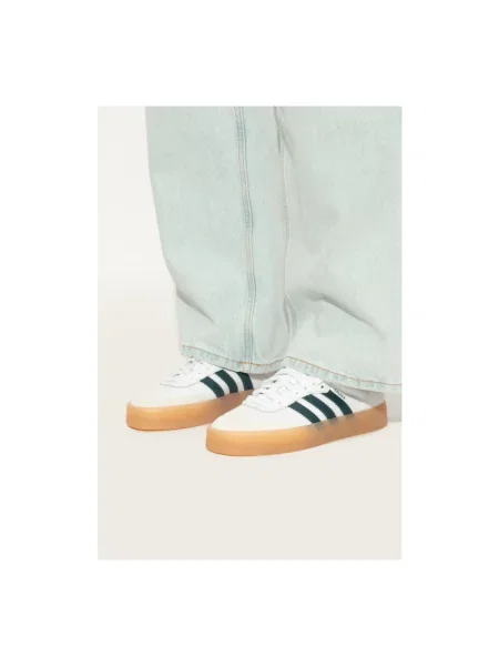 Sneakersy Adidas Originals skórzane białe