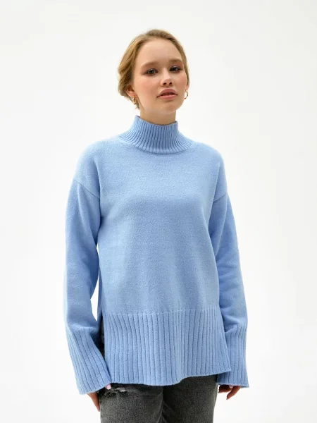 Светр Sewel вовна/акрил блакитний