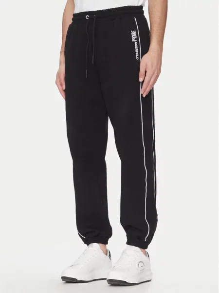 Karl Lagerfeld Jeans Sportinės kelnės juoda
