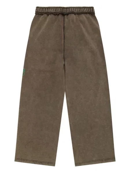 Pantaloni Aape By A Bathing Ape cu broderie maro