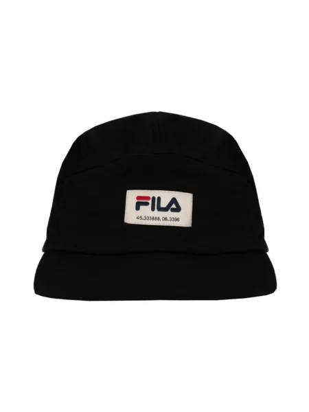 Czapka z daszkiem Fila czarna