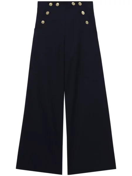 Pantaloni Yuhan Wang albastru