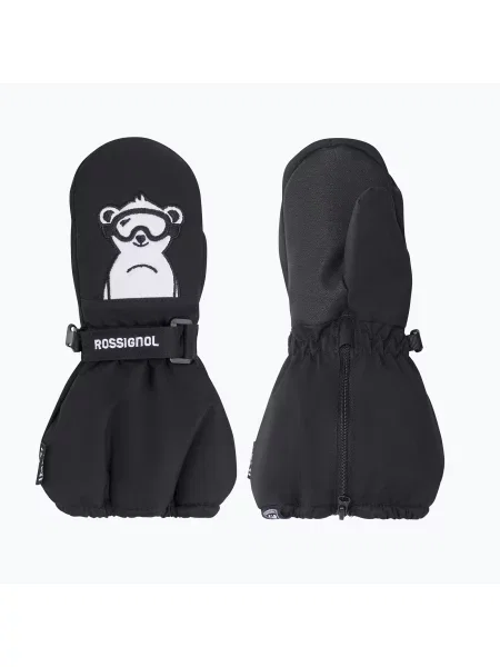 Gyerek téli kesztyű Rossignol Baby Impr M black. Méret: 4 fekete