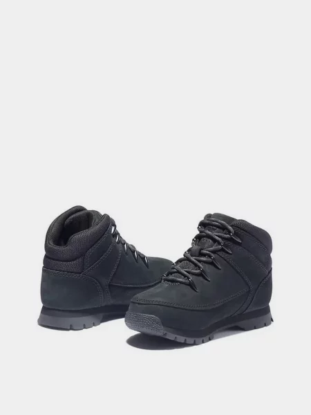 Нубукові Дитячі Черевики Timberland EURO SPRINT чорний