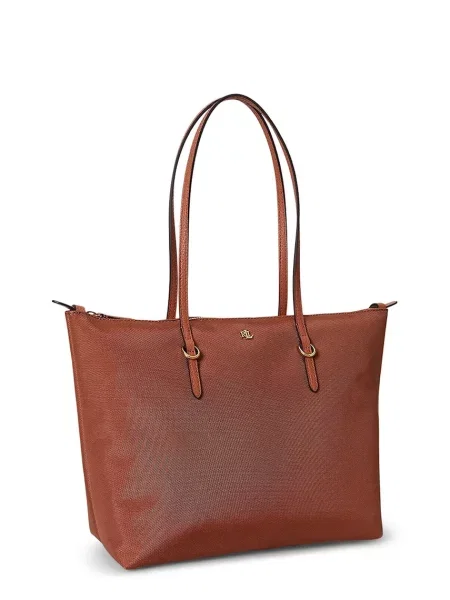Geantă shopper Lauren Ralph Lauren maro