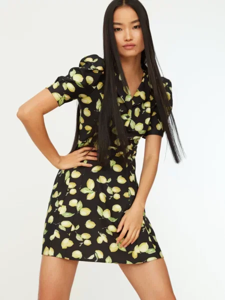 Rochie mini Trendyol maro