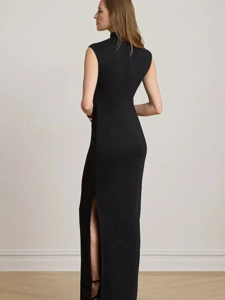 Lauren Ralph Lauren rochie cu vâscoză negru