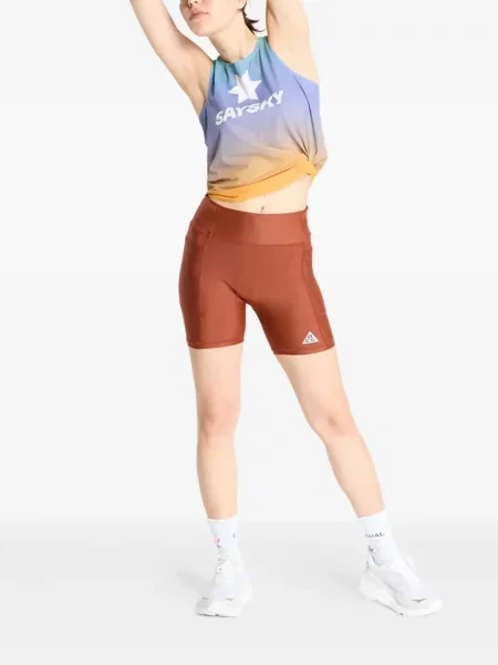 Top sport Nike din fleece plisat fără mâneci alb